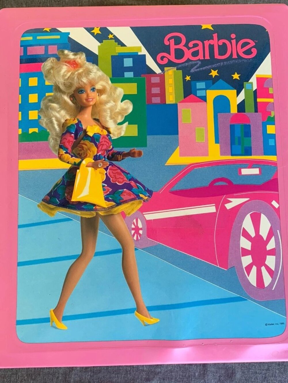 Vintage 1980’s Barbie Doll Case Full Clothes Group Lot Accessories Boombox Sled